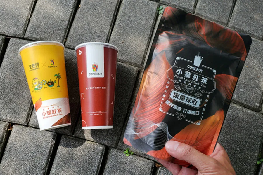 COMEBUY 現萃新品 小葉紅茶 聯名 全聯 全支付 刮出6000杯免費 買一送一 第二半價 蘋果冰茶 雙Q奶茶 全支付刮刮卡