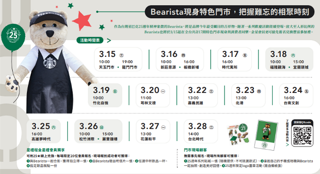 「Bearista的台灣咖啡足跡」活動