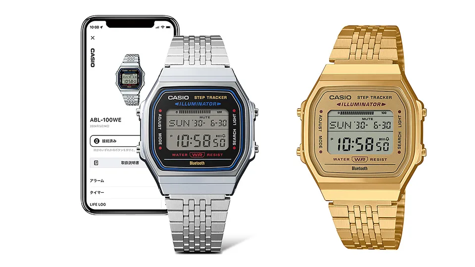 casio vintage 卡西歐、casio復古電子錶、casio ABL-100WE、卡西歐手錶、卡西歐 vintage