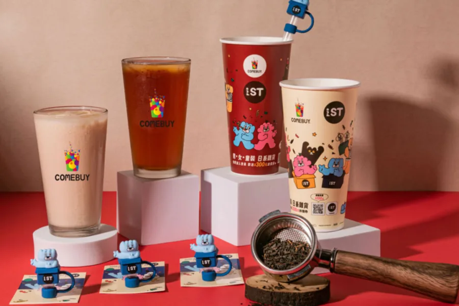 媒體採購 廣編稿 廣告合作 COMEBUY 小葉紅茶 and ST TAIWAN 餃貓吸管套