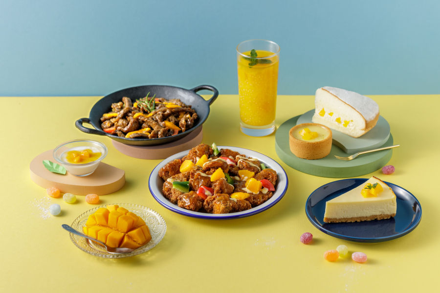 「吉哆火鍋百匯」推出多道熱菜及甜點，讓消費者彷彿置身於熱帶水果園中
