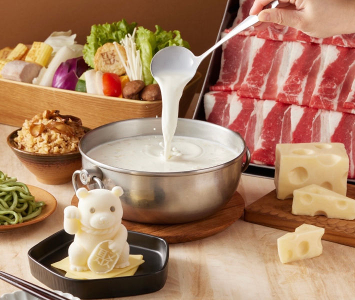 札幌熊起司牛奶湯是聚招牌湯頭，推出以來深受大小朋友喜愛
