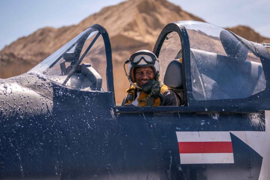 ▲ 喬納森梅傑斯飾演美國首位非裔戰鬥機飛行員傑西 ( 圖 CATCHPLAY )