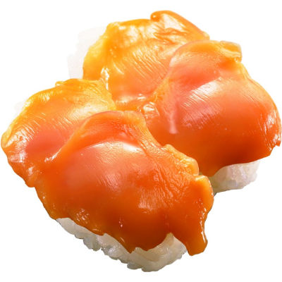 赤貝 40元 選用正逢當季肥美的野生赤貝，一口咬下濃厚的海洋鮮味在口 中擴散，爽脆的口感更是讓人欲罷不能！