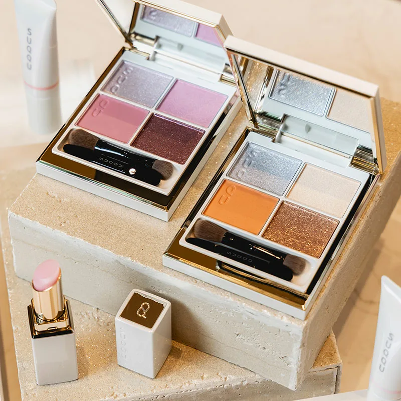 SUQQU 聖誕 2025 幸福之光 晶采盈緻眼彩盤 晶采潤澤液狀頰彩 唇膏新色 限定彩妝組