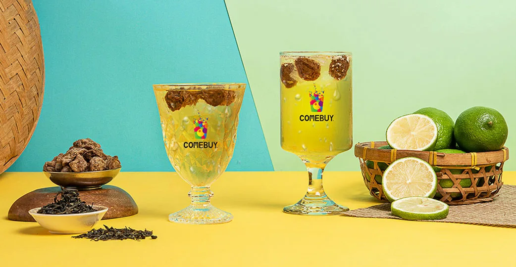 COMEBUY 話梅冰綠 話梅檸檬綠 喜年來聯名 青花椒 comebuy喜年來夏季聯名