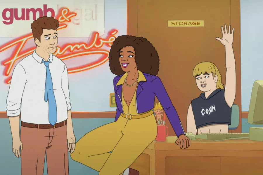 Netflix 新片 媒體採購 廣編稿 廣告合作 異業合作 互惠 賭城之道 Strip Law 亞當史考特 Adam Scott 賈奈兒詹姆斯 Janelle James 凱斯大衛 史蒂芬魯特 賭城之道演員陣容