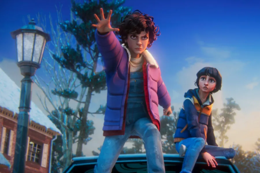 Netflix 新片 媒體採購 廣編稿 廣告合作 異業合作 互惠 怪奇物語1985故事集 Stranger Things: Tales From '85  達菲兄弟 Duffer Brothers  艾瑞克羅布斯 Eric Robles   薛恩李維 Shawn Levy 21 Laps  霍金斯鎮 超自然謎團  2026 動畫影集 