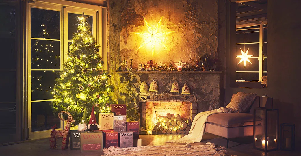 VANA 聖誕禮盒 瑞典純淨香氛 交換禮物 居家香氛 香氛暖燈 北歐簡約 香氛保養