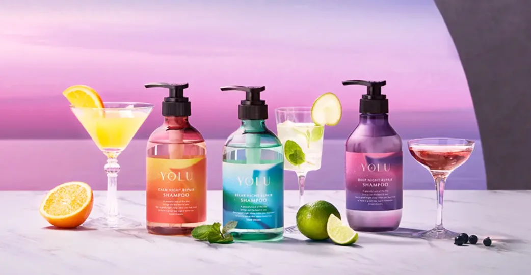 YOLU 微醺夜調系列 夜間修護 洗護髮 無酒精雞尾酒 清新果香