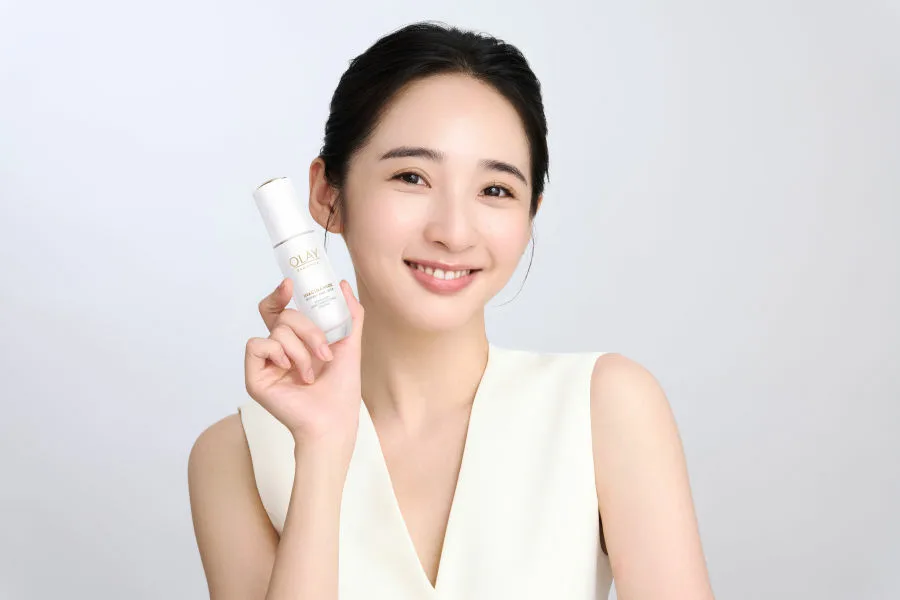 媒體採購 母親節 OLAY 阮鳳儀 李沐 不再等愛 真摯之美 NO.1 美白精華全新升級 水光小白瓶 無針水光肌 