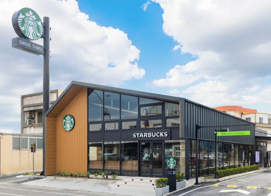 星巴克竹南大埔門市 竹南星巴克 Drive-Thru門市 農舍概念店 竹南咖啡廳推薦 苗栗景點咖啡 慢活咖啡